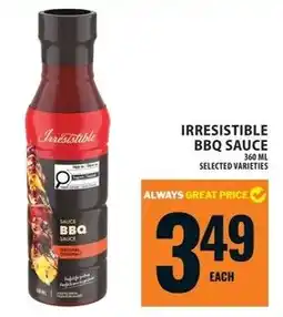 Food Basics Irresistible bbq sauce offer