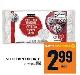 Food Basics Selection coconut offer