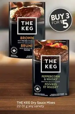 Sobeys The Keg dry sauce mixes offer
