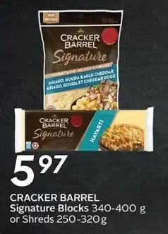 Sobeys Cracker Barrel Signature Crackers offer