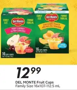 Sobeys Del Monte Fruit Cups offer