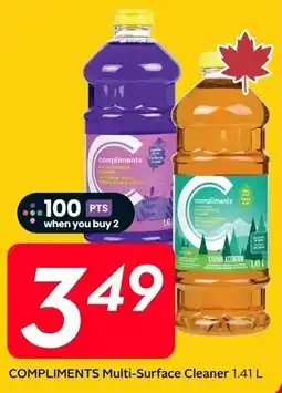 Sobeys Compliments Multi-Surface Cleaner offer