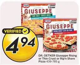 Sobeys Dr. Oetker Giuseppe Rising or Thin Crust or Rip'n Share Pizza offer