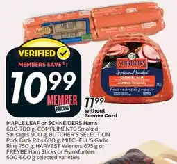 Sobeys Maple Leaf or Schneiders Hams offer