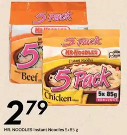 Sobeys Mr. noodles instant noodles offer
