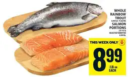 Food Basics Whole Rainbow Trout Salmon Portions offer