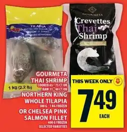 Food Basics Gourmeta thai shrimp offer