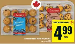 Food Basics Irresistible mini muffins offer