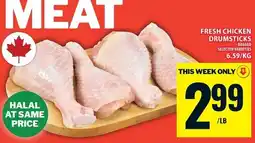 Food Basics Fresh chicken drumsticks offer