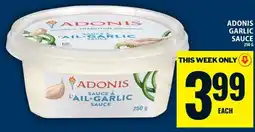 Food Basics Adonis garlic sauce offer