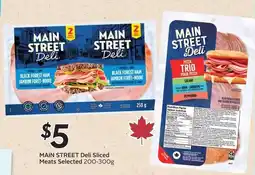 Sobeys Main Street Deli Sliced Meats offer