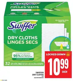 Food Basics Swiffer dry cloths offer