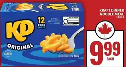 Food Basics Kraft dinner original noodle meal offer