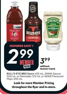 Sobeys Bull's-eye bbq sauce offer