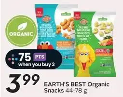 Sobeys Earth's Best Organic Snacks offer