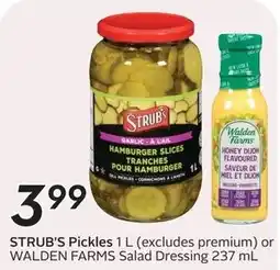 Sobeys Strub's pickles hamburger slices offer