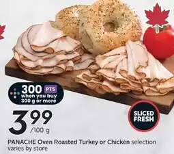 Sobeys Panache oven roasted turkey or chicken selection offer