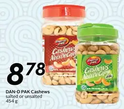 Sobeys Dan D Pak Cashews offer