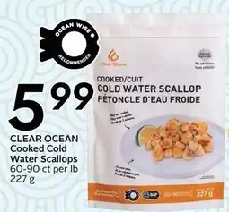 Sobeys Clear Ocean Cooked Cold Water Scallops offer