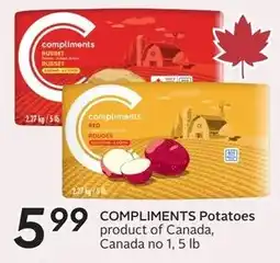 Sobeys Compliments Potatoes offer