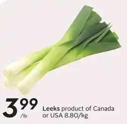 Sobeys Leeks offer