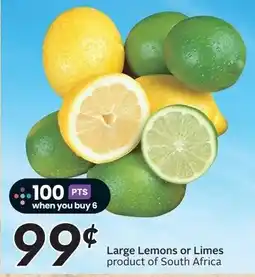 Sobeys Large Lemons or Limes offer