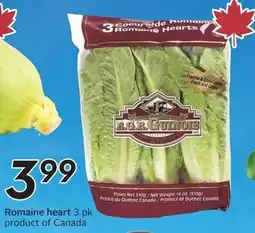 Sobeys B & B Guinois romaine hearts offer