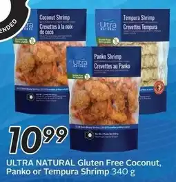 Sobeys Ultra Natural Gluten Free Coconut, Panko or Tempura Shrimp offer