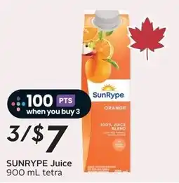 Sobeys SunRype Juice offer