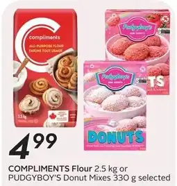 Sobeys Compliments Flour or Pudgyboy Donut Mixes offer