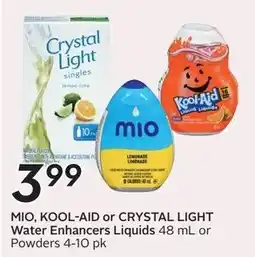 Sobeys Mio, Kool-Aid or Crystal Light Water Enhancers offer