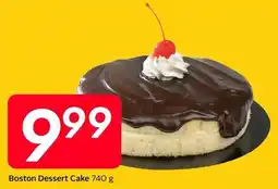 Sobeys Boston Dessert Cake offer