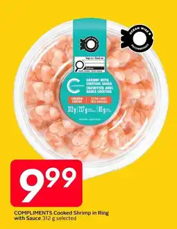 Sobeys Compliments Cooked Shrimp in Ring with Sauce offer