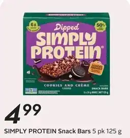 Sobeys Simply Protein Snack Bars offer
