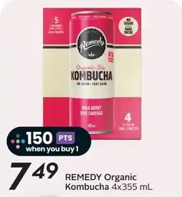 Sobeys Remedy Organic Kombucha offer