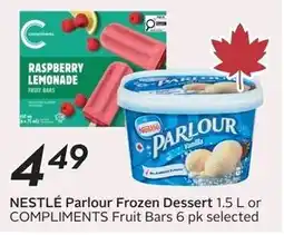 Sobeys Nestle ParLOUR Frozen Dessert offer