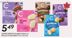 Sobeys Compliments Dough'chi Bites or Mini Ice Cream Bars offer