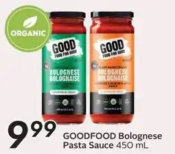 Sobeys Goodfood Bolognese Pasta Sauce offer