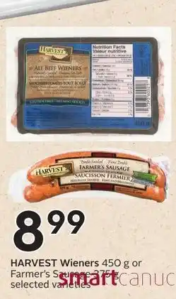 Sobeys Harvest Wieners offer