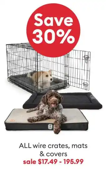 All wire crates, mats & covers