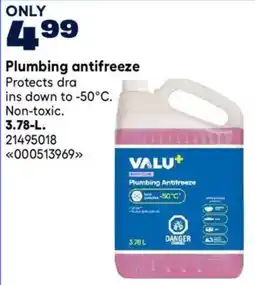 RONA Valu plumbing antifreeze offer