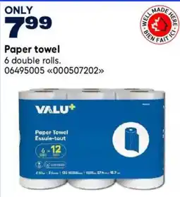 RONA Valu+ paper towel offer