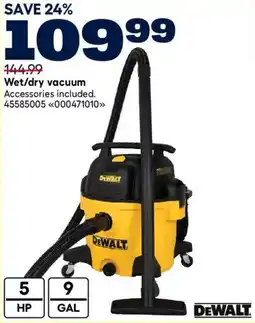 RONA DeWalt wet/dry vacuum offer