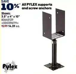 RONA Pylex supports and screw anchors offer