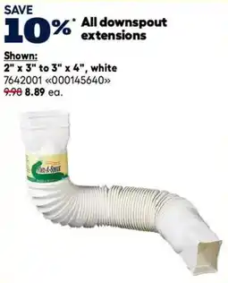 RONA All downspout extensions offer