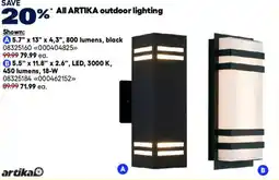 RONA Artika outdoor lighting offer