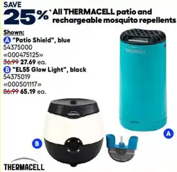 RONA Thermacell patio and rechargeable mosquito repellents offer