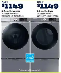 RONA Samsung washer dryer offer
