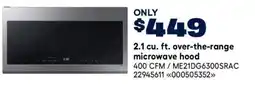 RONA microwave hood offer