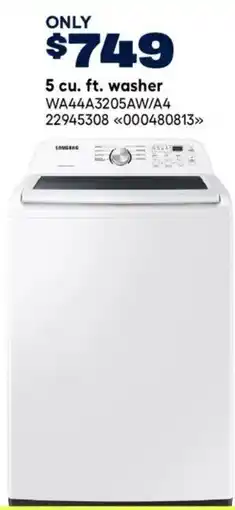 RONA samsung 5 cu. ft. washer offer